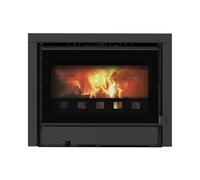 Insert à Bois Idelya 13,5 kW Bûche 54 cm Sannover Noir G