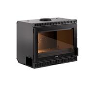 Insert à bois - INVICTA - P967004 - 8 kW - Noir - Rdt: 77 2% - Surface 70m2