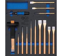 BGS technic KG Insert à outils Pilote d'attelle Burin Grains 15 pièces Vide/Rempli