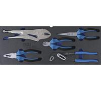 Insert à outils pour boîte à outils jeu de pinces 5 pièces pince combinée...