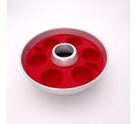 Insert à pocher, 6 compartiments, compatible avec four de camping Omnia, adapté à un usage alimentaire et résistant à la chaleur, accessoires, muffins, boulettes, gâteaux, cuiseurs à œufs