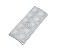 Insert à œufs compatible avec Liebherr 7426910-250 x 99 mm - Blanc - Pour 10 œufs dans une porte de réfrigérateur