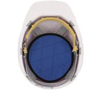 Insert amovible en textile rafraîchissant pour casque de chantier