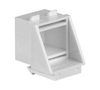 Insert aveugle RJ45 blanc RAL9010, pour -- éclats de keystone, UE 100