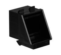 Insert aveugle RJ45 noir RAL9011, pour -- éclats de keystone, UE 100