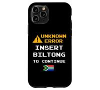 Insert Biltong Retro Funny Error South Africa Braai Dad Joke Coque pour iPhone 11 Pro