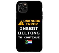 Insert Biltong Retro Funny Error South Africa Braai Dad Joke Coque pour iPhone 11 Pro Max