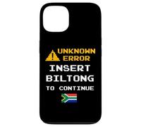 Insert Biltong Retro Funny Error South Africa Braai Dad Joke Coque pour iPhone 13