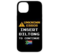 Insert Biltong Retro Funny Error South Africa Braai Dad Joke Coque pour iPhone 14 Plus