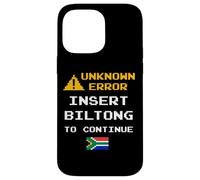 Insert Biltong Retro Funny Error South Africa Braai Dad Joke Coque pour iPhone 14 Pro Max