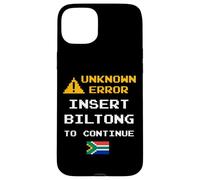 Insert Biltong Retro Funny Error South Africa Braai Dad Joke Coque pour iPhone 15 Plus