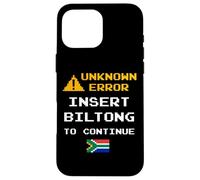 Insert Biltong Retro Funny Error South Africa Braai Dad Joke Coque pour iPhone 16 Pro Max