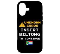 Insert Biltong Retro Funny Error South Africa Braai Dad Joke Coque pour iPhone 17
