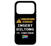 Insert Biltong Retro Funny Error South Africa Braai Dad Joke Coque pour iPhone 17 Pro