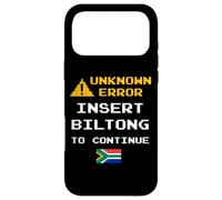 Insert Biltong Retro Funny Error South Africa Braai Dad Joke Coque pour iPhone 17 Pro Max