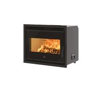 Insert bois Edilkamin Firebox Evo 54 | 9,4 kW Ventilation forcée, Blanc