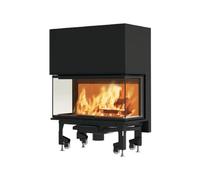 Insert bois Edilkamin Windo3 85 | 13,2 kW Noir