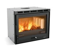 NORDICA INSERTO 70 3001540 4.0 VENTILÉ INSERTO POUR CHEMINÉE À BOIS 7,8 KW NOIR