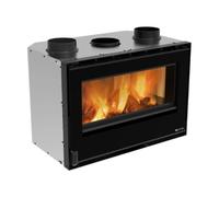 Le Nordique Insert 80 Crystal Evo 2.0 Aéré Noir 7,4KW 6016814