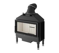 Insert bois Spartherm Varia AS 7 kW porte pivotante Charnière de porte à droite