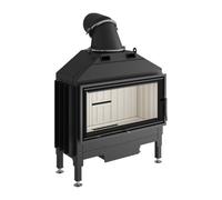 Insert bois Spartherm Varia AS 7 kW porte pivotante Charnière de porte à gauche