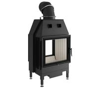 Insert bois Spartherm Varia FD 11,6 kW porte pivotante, tunnel Charnière de porte à gauche