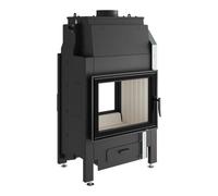 Insert bois Spartherm Varia FD H2O 10 kW porte pivotante, tunnel, hydro Charnière de porte à droite