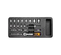 Insert cliquet et douilles - NEO TOOLS - 84-237 - 19 pièces - Acier CrV - Garantie 25 ans