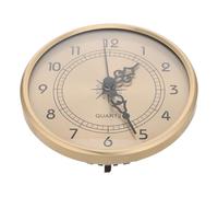 Insert D’horloge à Quartz Rond 108mm en Métal, Chiffres Romains | Montage Facile, Alimentation par Pile, Style Classique Moderne, pour Bricolage et Réparation de Cadrans Ronds
