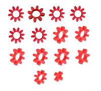 Insert d'accouplement d'arbre flexible pour machines industrielles, élément d'araignée en polyuréthane avec design ouvert au centre, modèles GR14/GR19/GR24/GR38-125 compatible (GR75)