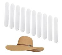 Insert d'ajustement de Chapeau, Bandes d'ajustement de Chapeau, 10 pièces Bandes de réglage de tampons adhésifs, Inserts de réglage pour Chapeaux de pêcheur, Casquettes de Baseball, Chapeaux b