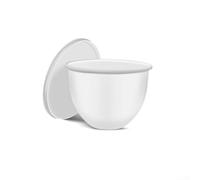 Insert de bol en silicone pour mixeur, doublure réutilisable de qualité alimentaire avec bec verseur et couvercle, résistant aux températures de -40 °C à 240 °C, pour mixeur sur pied (blanc, 5 l)