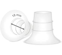 Insert De Bride 19 Mm Compatible Avec Elvie Single/Double Electric,Elvie Stride Cup (24 Mm),Compatible Avec Medele Personalfit Flex Shield,Pas De Pièces De Pompe De Rechange Elvie D'origine