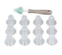 Insert de bride Insert de bride de pompe portable en silicone Doux Confortable Sûr Sans BPA Plusieurs tailles 13MM 15MM 17MM 19MM 21MM 24MM pour les mamans qui tirent le sein