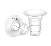 Insert de bride Maymom 17 mm (Long Plus) compatible avec les brides Freemie 25 mm, les brides Medelae PersonalFit 24 mm, les brides Spectra 24 mm et Momcozye S9 Pro/S12 Pro. 2 pièces/paquet.