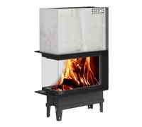 Insert de cheminée Bef Therm V 6 en forme de U à pousser vers le haut