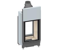 Insert de cheminée double face Schmid Lina TV 5580 h Front ½ coulissant / Face arrière pivotant - Butoir de porte à gauche