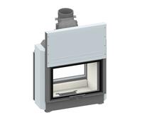 Insert de cheminée double face Schmid Lina TV 7363 h Front coulissant / Face arrière pivotant - Butoir de porte à gauche