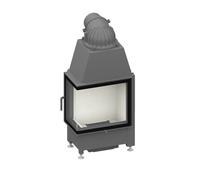 Insert de cheminée Ekko Schmid L 5557 pivotant - Vitre de coin à gauche