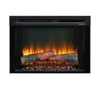 Dimplex Cheminée électrique XHD 26'' / 66 cm - Cheminée Murale avec Chauffage - 1400W - Effet de Flamme LED Optiflame - Chauffage activable - Télécommande Incluse