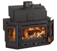 Insert de cheminée PRITY TC W28 | 33,3 kW | porte fonte | réservoir 33 L
