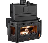 Insert de cheminée PRITY TC W35 | 40 kW | réservoir 58 L | porte fonte