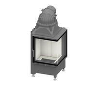 Insert de cheminée Schmid Ekko 4551 - Butoir de porte à droite