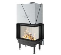 Insert de cheminée Spartherm Premium V-2R-68h vitre d'angle droite Ø 250 mm