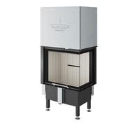 Insert de cheminée Spartherm Varia 2R-55h - vitre d'angle droite