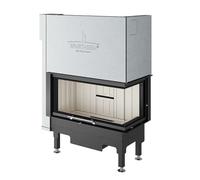 Insert de cheminée Spartherm Varia AS-2Rh - vitre d'angle à droite