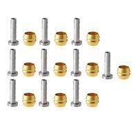Insert de Connecteur de Tuyau de Frein Hydraulique BH90 Olive et Durite Kit de Réduction pour Vélo VTT 10 Pièces Set de Remplacement Haute Précision Anti-Fuite Accessoires d'Entretien