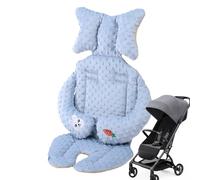 Insert de coussin de poussette - Tampon de siège d'auto pour bébé, haricot à double face avec conception de confort ergonomique | Support du nourrisson pour les bébés, les voyages, la conduite, le con