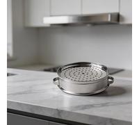 Insert de cuiseur vapeur robuste pour des repas sains en acier inoxydable 304, s'adapte à différentes tailles de casseroles pour cuire à la vapeur des boulettes de poisson, 1 pièce (cuiseur vapeur de