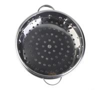 Insert de cuiseur vapeur robuste pour des repas sains en acier inoxydable 304 - S'adapte à différentes tailles de casseroles pour cuire à la vapeur des boulettes de poisson (18 cm)